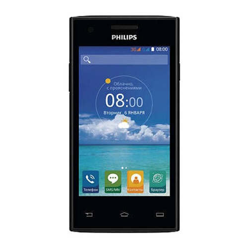 Телефон Philips S309 4Gb Black фото 