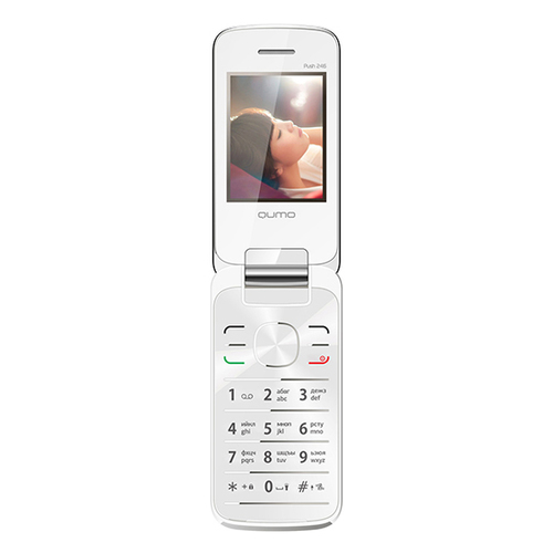 

Телефон Qumo 246 Push Clamshell White