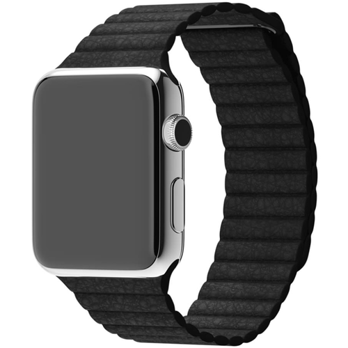 Ремешок для фитнес-браслета Apple Watch 42 mm Leather Grey фото 