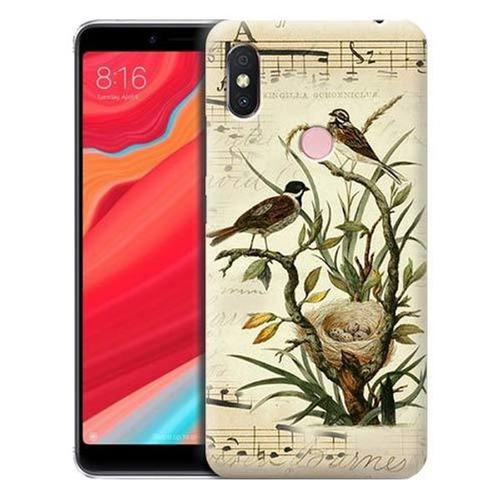 Накладка силиконовая BoraSCO ArtWorks Xiaomi Redmi S2 Птицы