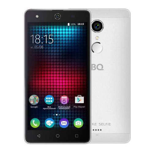 Телефон BQ BQS-5050 Strike Selfie Silver фото 