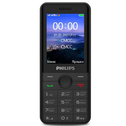 Телефон Philips E172 Xenium Black фото 
