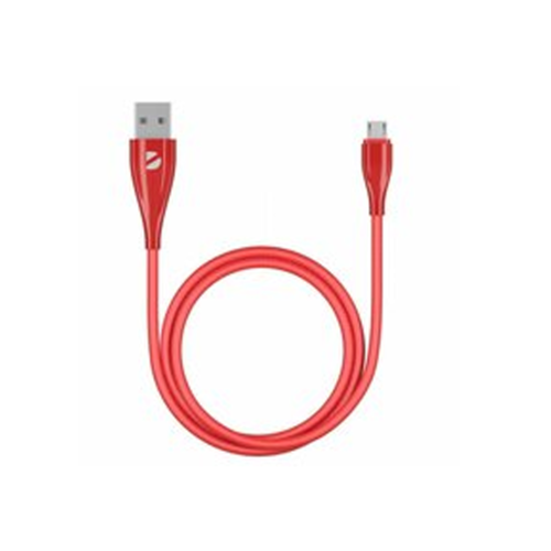 USB кабель Deppa Ceramic microUSB 1м Red фото 