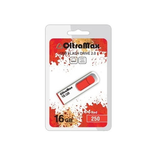 USB флешка OltraMax 250 (16Gb) Red фото 