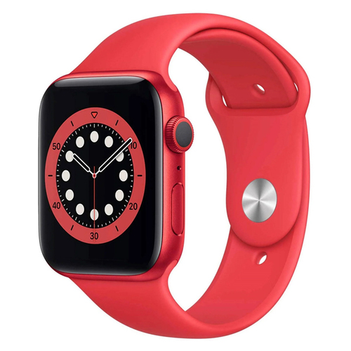 Умные часы Apple Watch Series 6 44mm Aluminum Case with Sport Band Red фото 
