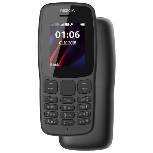 Телефон Nokia 106 Dual Sim (2018) Grey фото 