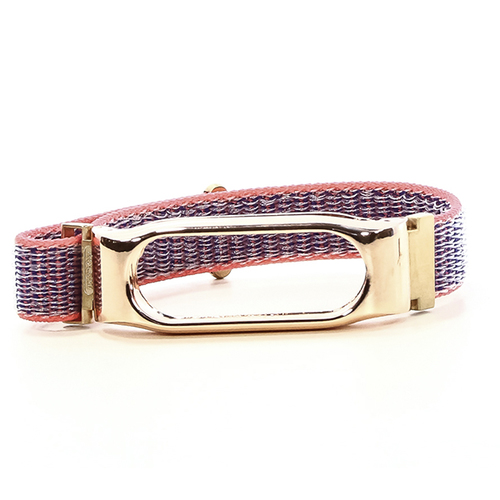 

Ремешок Goodcom для фитнес-браслета Xiaomi Mi Band 2 Textile Pink-Orange