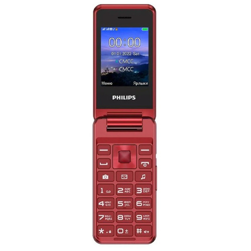 Телефон Philips E2601 Xenium Red фото 