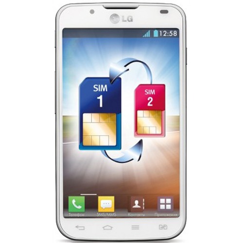 Телефон LG P715 Optimus L7 II Dual White фото 