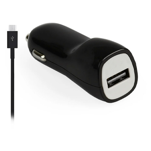 АЗУ  SmartBuy USB+кабель microUSB 1А Black