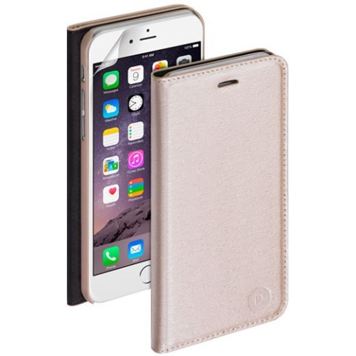 Чехольчик - книжка Deppa Wallet Cover и защитная пленка iPhone 6 Plus PU Gold фото 