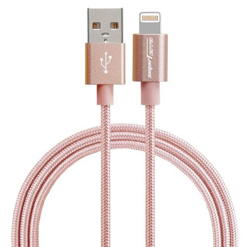 

USB кабель Smarterra STR-AL002M MFI 8-pin 1м Pink