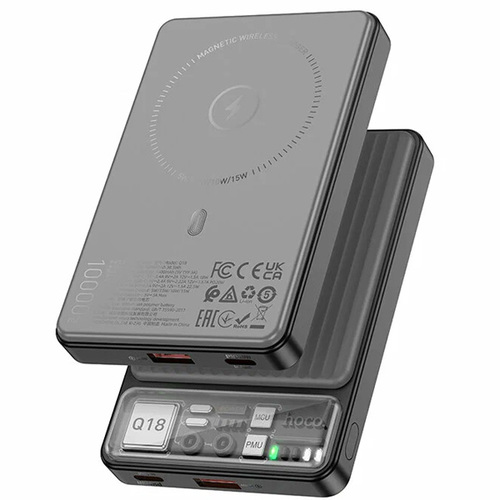 Внешний аккумулятор HOCO Q18 MagSafe 10000mAh Black фото 