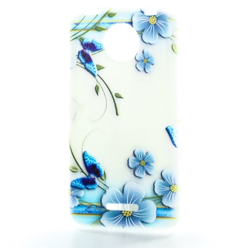 

Накладка силиконовая Goodcase Motorola Moto C Plus Лютики