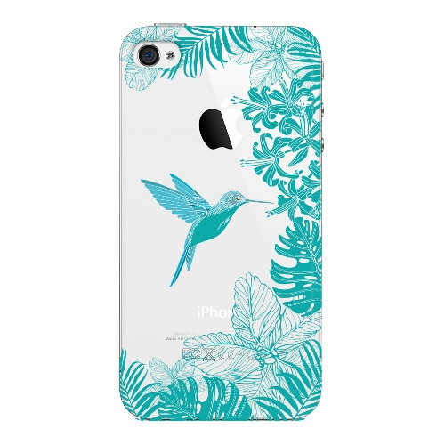 

Накладка пластиковая Deppa Art Case iPhone 4/4S Jungle Колибри