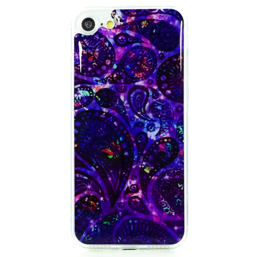 

Накладка силиконовая IceTwice iPhone 7/8 Violet pattern №1203
