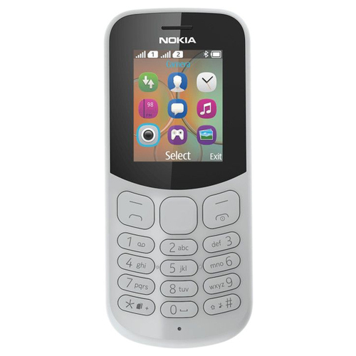 Телефон Nokia 130 Dual sim (2017) Grey фото 