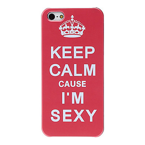 Накладка пластиковая Keep Calm iPhone 4/4S I'M Sexy Pink фото 