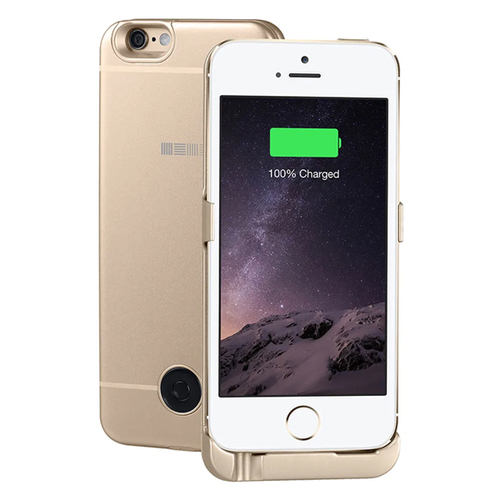 Накладка-аккумулятор InterStep Slim iPhone 5/5S 2200mAh Gold фото 