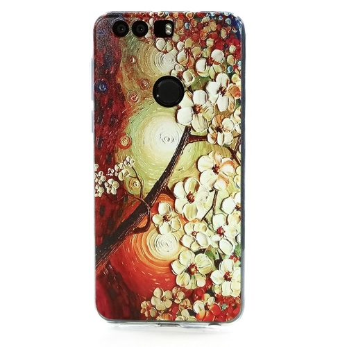 

Накладка силиконовая Goodcase Huawei Honor 8 Сакура