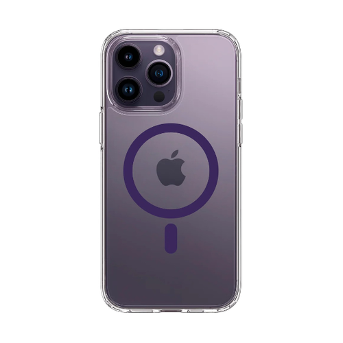 Накладка силиконовая Hybrid Case iPhone 14 Pro Max MagSafe Purple фото 