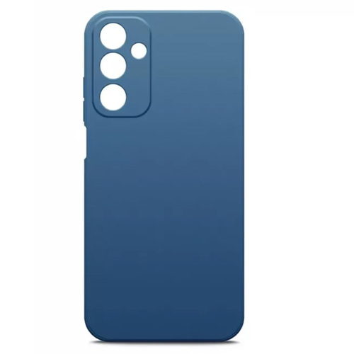 Накладка силиконовая BoraSCO Microfiber Case Samsung Galaxy A15 Blue фото 