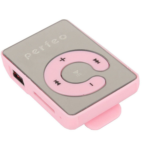 

Плеер Mp3 Perfeo Music Clip Color VI-M003 Pink