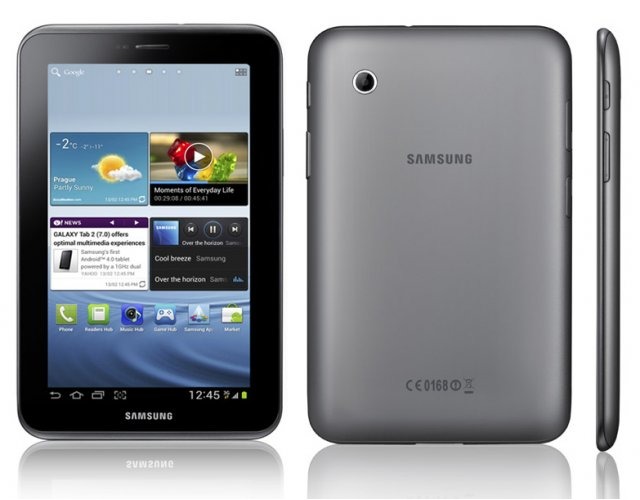 Планшет Samsung P3100 Galaxy Tab 2 (Ti OMAP 4430/7"/1Gb/8Gb) Titanium Silver фото 