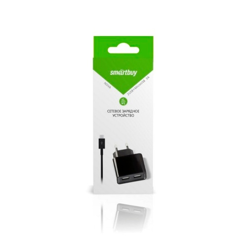 

Сетевое зарядное устройство Smartbuy micro USB SBP-6050 3A