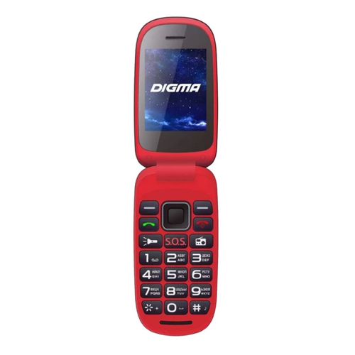 Телефон Digma A240 2G Red фото 