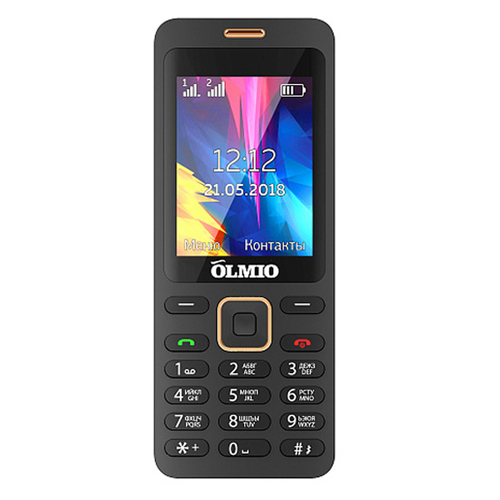 Телефон Olmio E24 Black Gold фото 