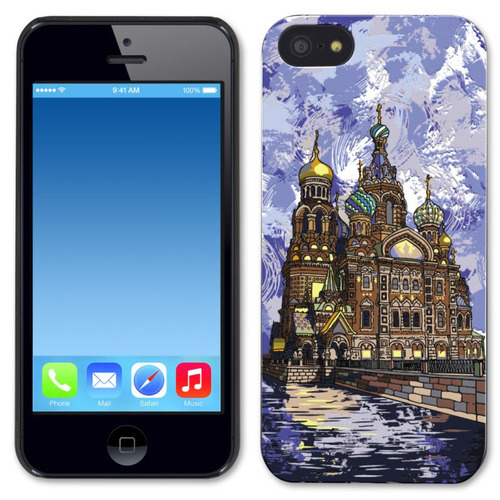 

Накладка пластиковая HAPPYTIME IPhone 5/5S/SE Спас на Крови