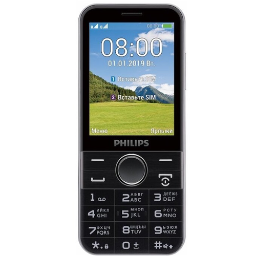 Телефон Philips E580 Xenium Black фото 
