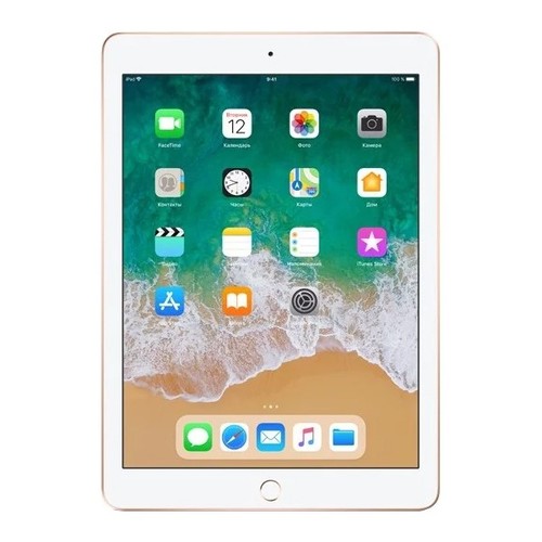 Планшет Apple iPad Wi-Fi 128Gb (Apple A10/9.7"/128Gb) A1893 Gold фото 