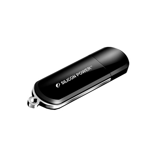 USB накопитель Silicon Power LuxMini 322 (8Gb) Black фото 