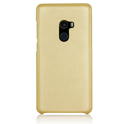 Накладка кожаная G-Case Slim Premium для Xiaomi Mi Mix 2 Gold фото 