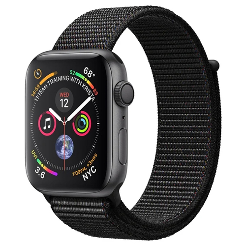 Умные часы Apple Watch Series 4 44mm Aluminum Case with Sport Loop Black фото 