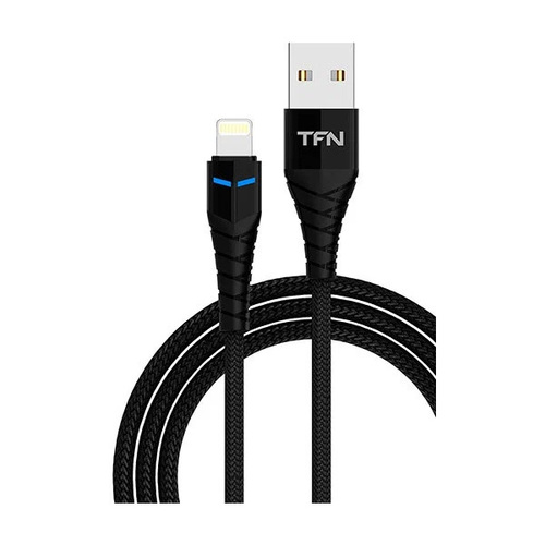 USB кабель TFN Knight 8pin Lightning Black (TFN-CKNLIGUSB1MBK) фото 