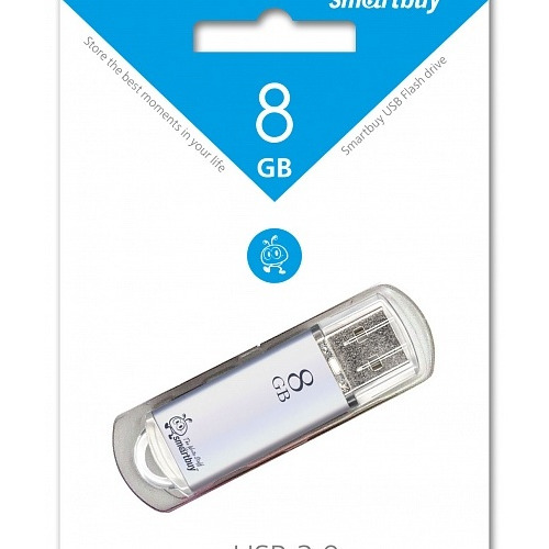 USB флешка SmartBuy V-Cut (8Gb) Silver фото 