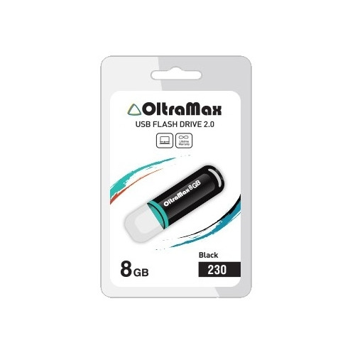 USB флешка OltraMax 230 (8Gb) Black фото 