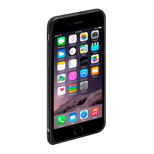 Бампер Deppa Alum для iPhone 6 Plus и плёнка Black фото 