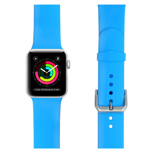 Ремешок Lyambda Alcor для Apple Watch 38/40 mm Blue фото 