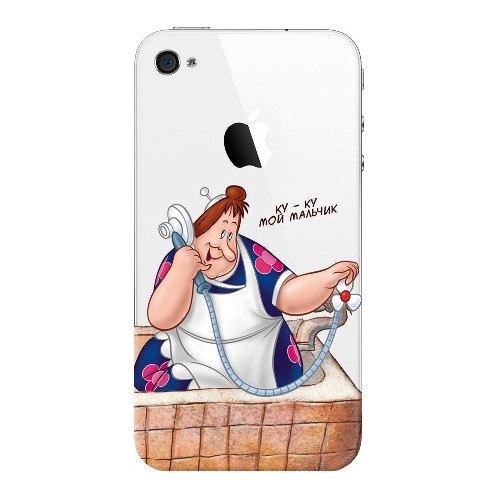 

Накладка пластиковая Deppa Art Case iPhone 4/4S Союзмультфильм Фрекен Бок