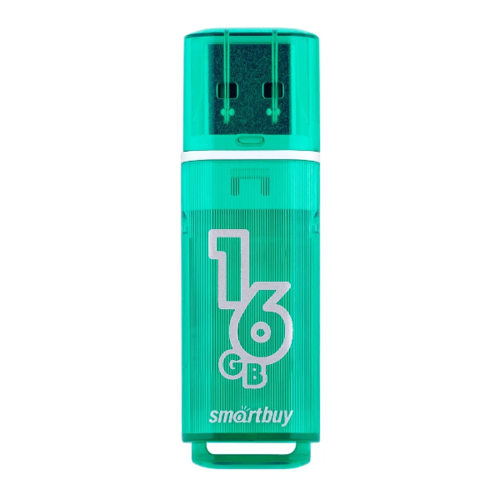 USB накопитель Smart Buy Glossy 16Gb Green фото 
