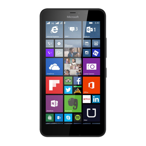 Телефон Microsoft 640 Lumia 3G Dual Sim Black фото 