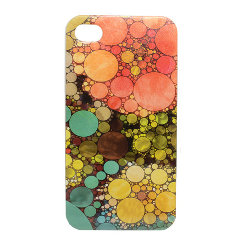 Накладка пластиковая QRCase iPhone 5/5S Задорные цветы N106B фото 