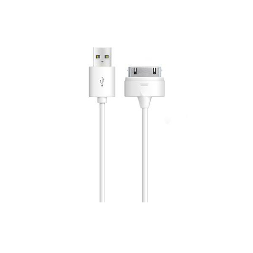 USB кабель Nobby Apple 30-pin 1м White фото 