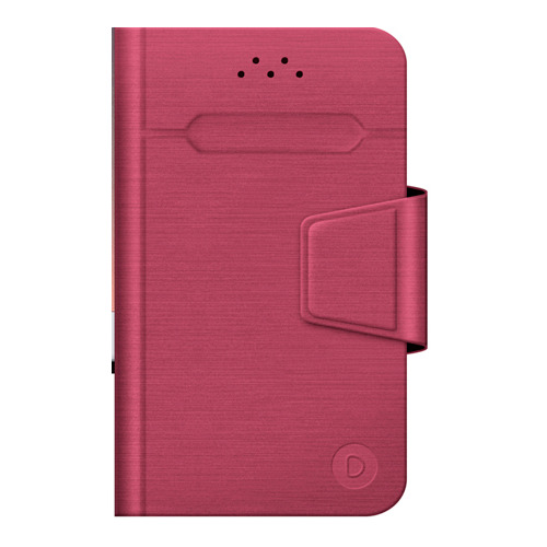 Чехол - книжка Deppa Wallet Fold S универсальный (3.5"-4.3") Red