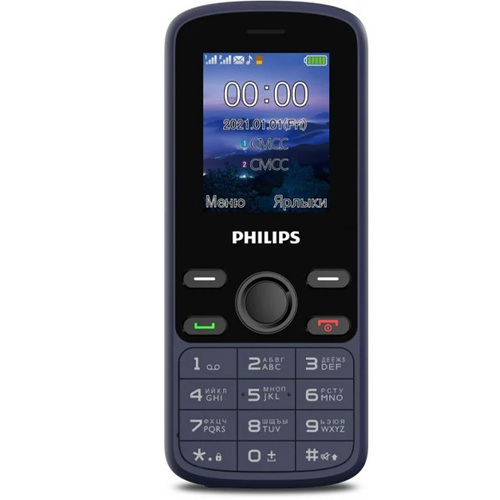 Телефон Philips E111 Xenium Blue фото 