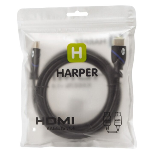 Кабель Harper HDMI-HDMI DCHM-373 ver1.4 3m фото 